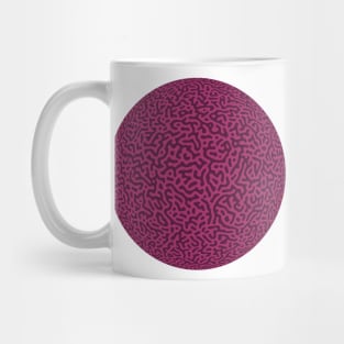 Turing Pattern Sphere (Purple Pink) Mug